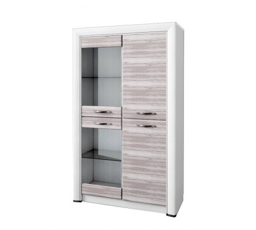 Шкаф-витрина для посуды Оливия 2V2D