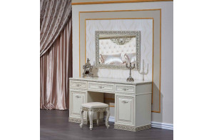 Туалетный столик с зеркалом Берта (жемчуг)