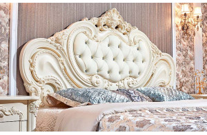 Кровать Элиза Люкс (крем) 1600х2000