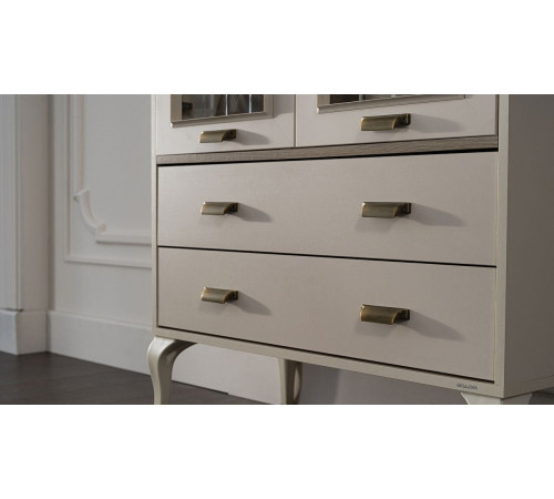 Двустворчатый шкаф витрина для посуды Andera (Андера) andr-13