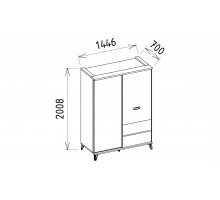 Шкаф купе Менти (Menty) MENTY-19