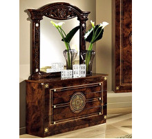 Комод с зеркалом Рома (орех)