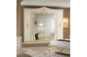 Шестистворчатый шкаф Диана (беж)