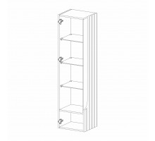 Шкаф-витрина навесной Лоренсо МН-043-02/03