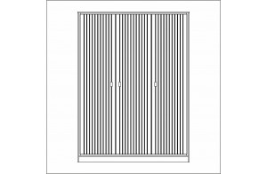 Шкаф трехстворчатый Люксор МН-042-06