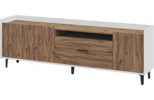 Гостиная Модена Белая/Дуб Элисон