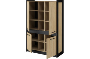 Шкаф комбинированный в гостиную Стенли (Прованс) МН-037-10