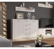 Широкий комод 1400 Элана, цвет Бодега белая