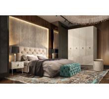 Четырехстворчатый шкаф для одежды Богемия Фарфале (Bogemia Farfalle) БМШ2/4 (Fа)