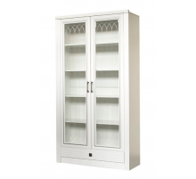 Шкаф витрина в гостиную Орлеан 838 ясень светлый