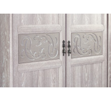 Шкаф четырехдверный с зеркалами Лючия 203 светлый