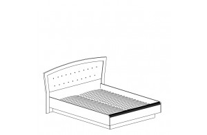 Двуспальная кровать 160х200 с подъемным механизмом Афины 368 кремовый белый