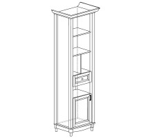 Открытый шкаф Прованс 403
